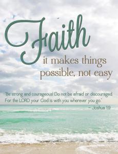faith possible not easy
